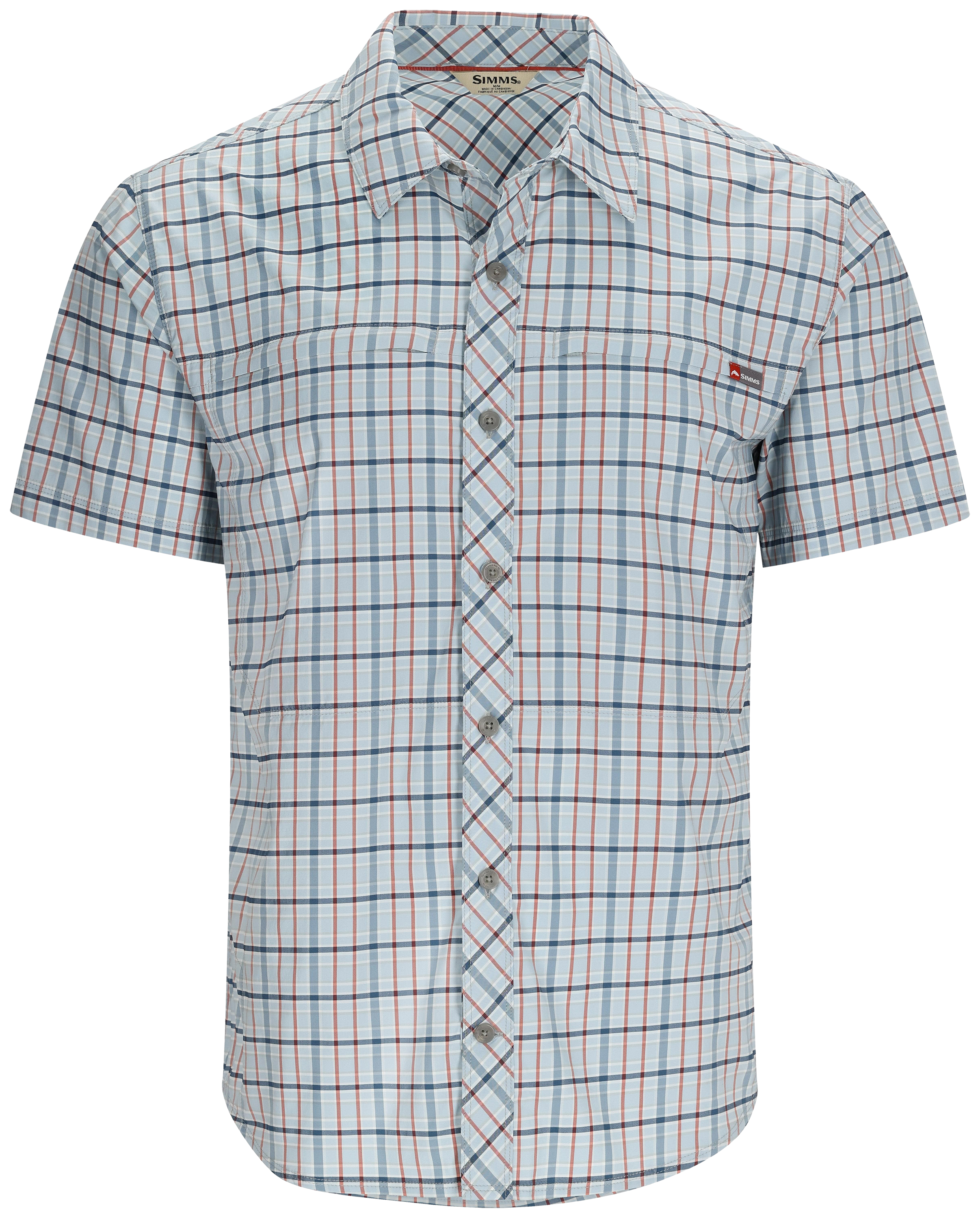 Simms Stone Cold Short-Sleeve Button-Down Shirt for Men | Bass Pro Shops
